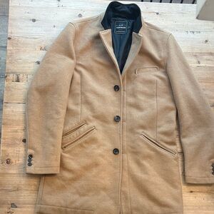 Topman Camel Trench Coat